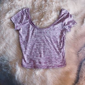 Pacsun | LA Hearts Light purple crop top